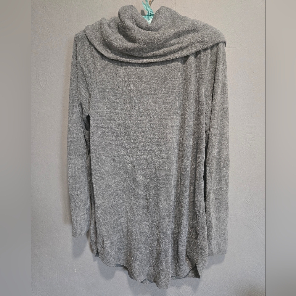 Barefoot Dreams•Cozychic UltraLite Coastal Cowlneck Sweater faded jade. Sz S - Picture 5 of 8